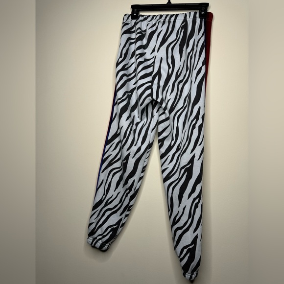 Aviator Nation Classic Velvet Sweatpant Zebra Medium Rare - Picture 10 of 12